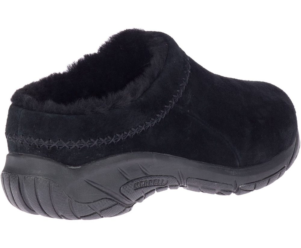 Merrell Slip Ons Black - Encore Ice 4 Wide Width - Womens 60BCKXMRP